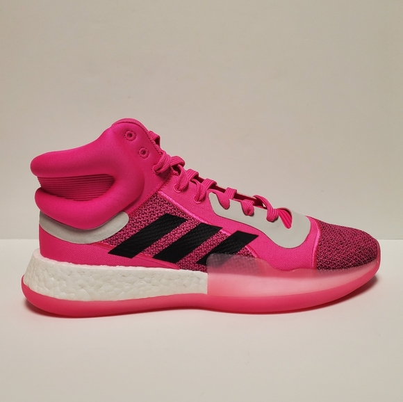 adidas Shoes | Adidas Marquee Boost Mens Basketball Shoes Pink | Poshmark